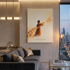 The Becoming Many Conceptual Canvas Wall Art Prints for Living Room Art