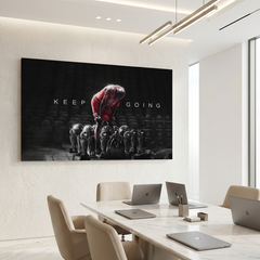 Keep Going Champion Motivational Canvas Wall Art Prints