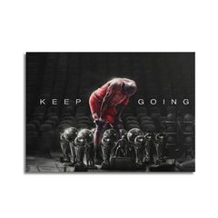 Keep Going Champion Motivational Canvas Wall Art Prints