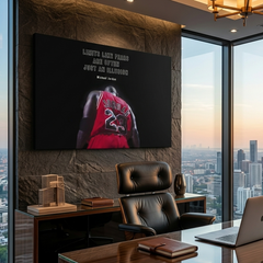 Limits Like Fears Are An Illusion Motivational Canvas Wall Art Prints