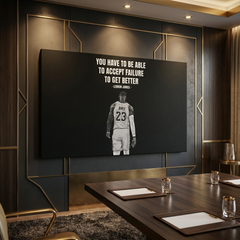 Accept Failure To Get Better Motivational Canvas Wall Art Prints