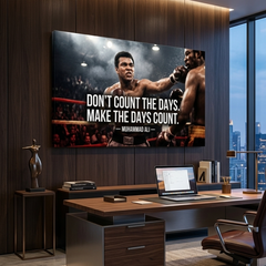 Make The Days Count Motivational Canvas Wall Art Prints