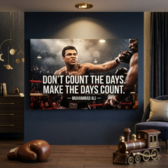 Make The Days Count Motivational Canvas Wall Art Prints