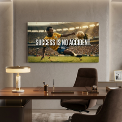 Success Is No Accident Motivational Canvas Wall Art Prints