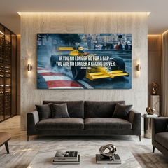Go For The Gap Motivational Canvas Wall Art Prints