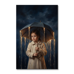 The Umbrella Of Light – Soft Surreal Conceptual Canvas Art