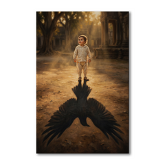 The Shadow Of Greatness – Soft Surreal Conceptual Canvas Art