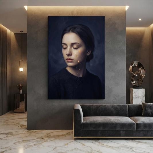 Tears Of Quiet Light – Soft Surreal Conceptual Canvas Art