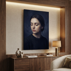 Tears Of Quiet Light – Soft Surreal Conceptual Canvas Art
