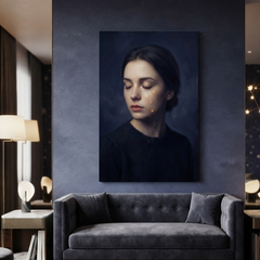 Tears Of Quiet Light – Soft Surreal Conceptual Canvas Art