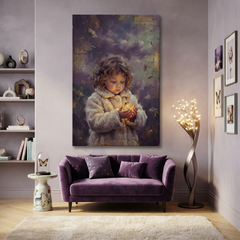 The First Little Glow – Soft Surreal Conceptual Canvas Art