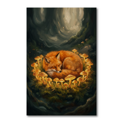 The Fairy Ring Slumber – Soft Surreal Conceptual Canvas Art