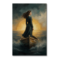 Sailing Toward The Sun – Soft Surreal Conceptual Canvas Art