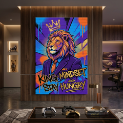 Mane of the Boardroom – Graffiti Hustle Art Canvas Prints