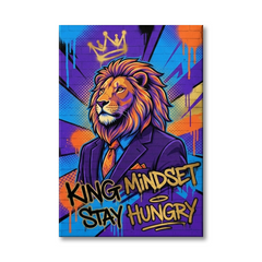 Mane of the Boardroom – Graffiti Hustle Art Canvas Prints