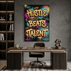 Grind Over Gift – Graffiti Hustle Art Canvas Prints