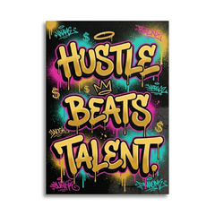 Grind Over Gift – Graffiti Hustle Art Canvas Prints