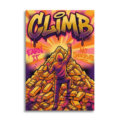 Summit Built of Gold – Graffiti Hustle Art Canvas Prints