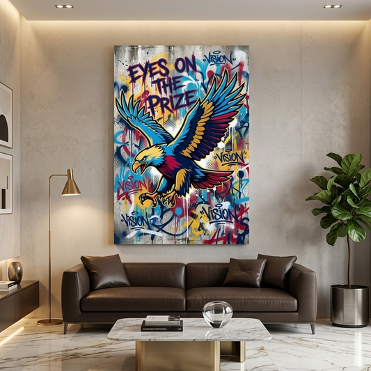 Flight of the Visionary – Graffiti Hustle Art Canvas Prints