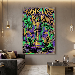 Last King Standing – Graffiti Hustle Art Canvas Prints