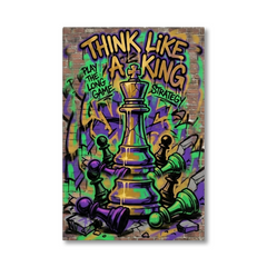 Last King Standing – Graffiti Hustle Art Canvas Prints