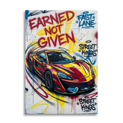 Keys to the Fast Lane – Graffiti Hustle Art Canvas Prints