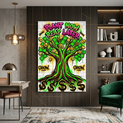 Roots of Fortune – Graffiti Hustle Art Canvas Prints