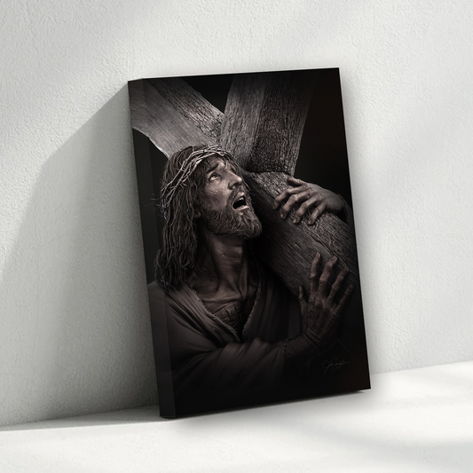 Uplifting Christ Canvas Wall Art Prints